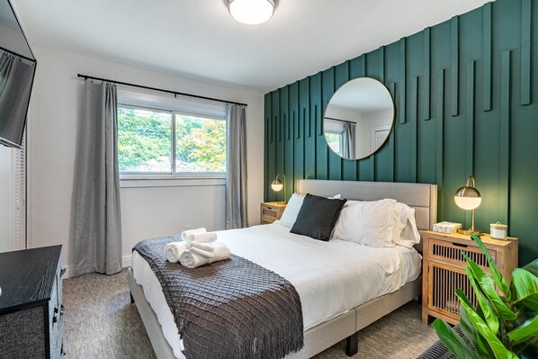 4 عدّة غرف نوم ومكتب ومكواة/لوح كي وواي فاي