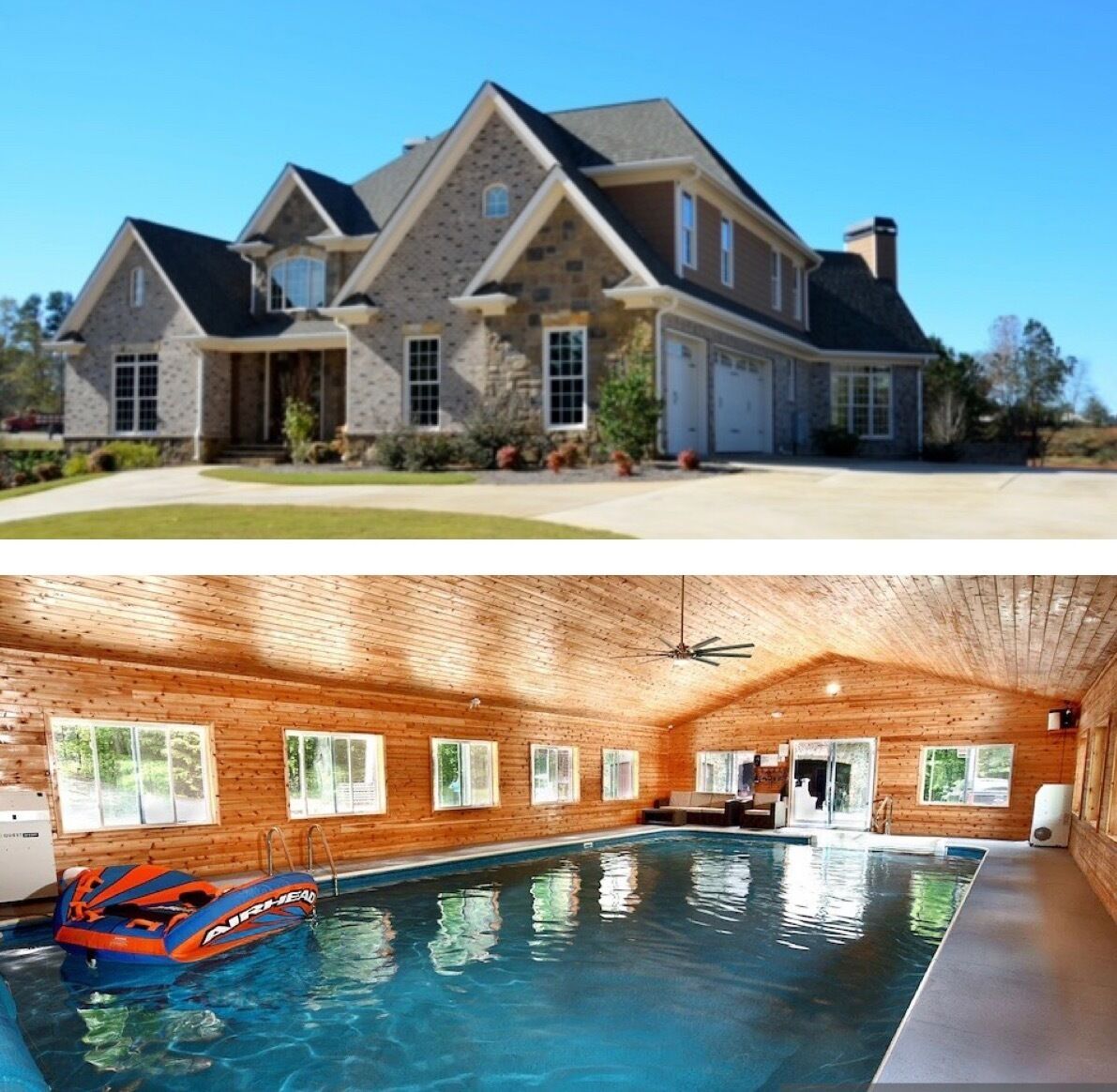 Indoor Pool, HotTub, Massage Chair, Pool Table, Big TV, Large Deck, Fun for All!