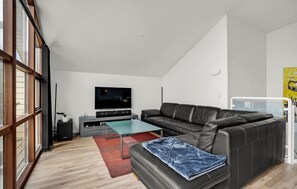 TV, fireplace, DVD player, stereo