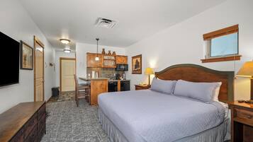 Desk, iron/ironing board, travel crib, WiFi (free)
