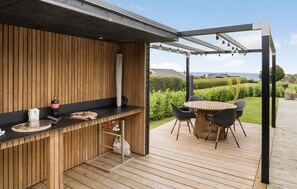 Outdoor dining - 3 bedroom lovely home in Sjølund (Sjølund)