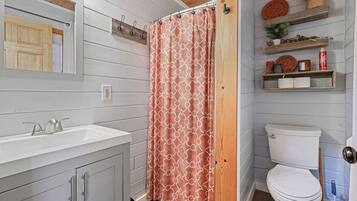 Dusche, Haartrockner, Toilettenpapier