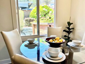 Dining - Charming Garden Oasis, Walkable, Laundry, Parking, 1 BR (Belmont)