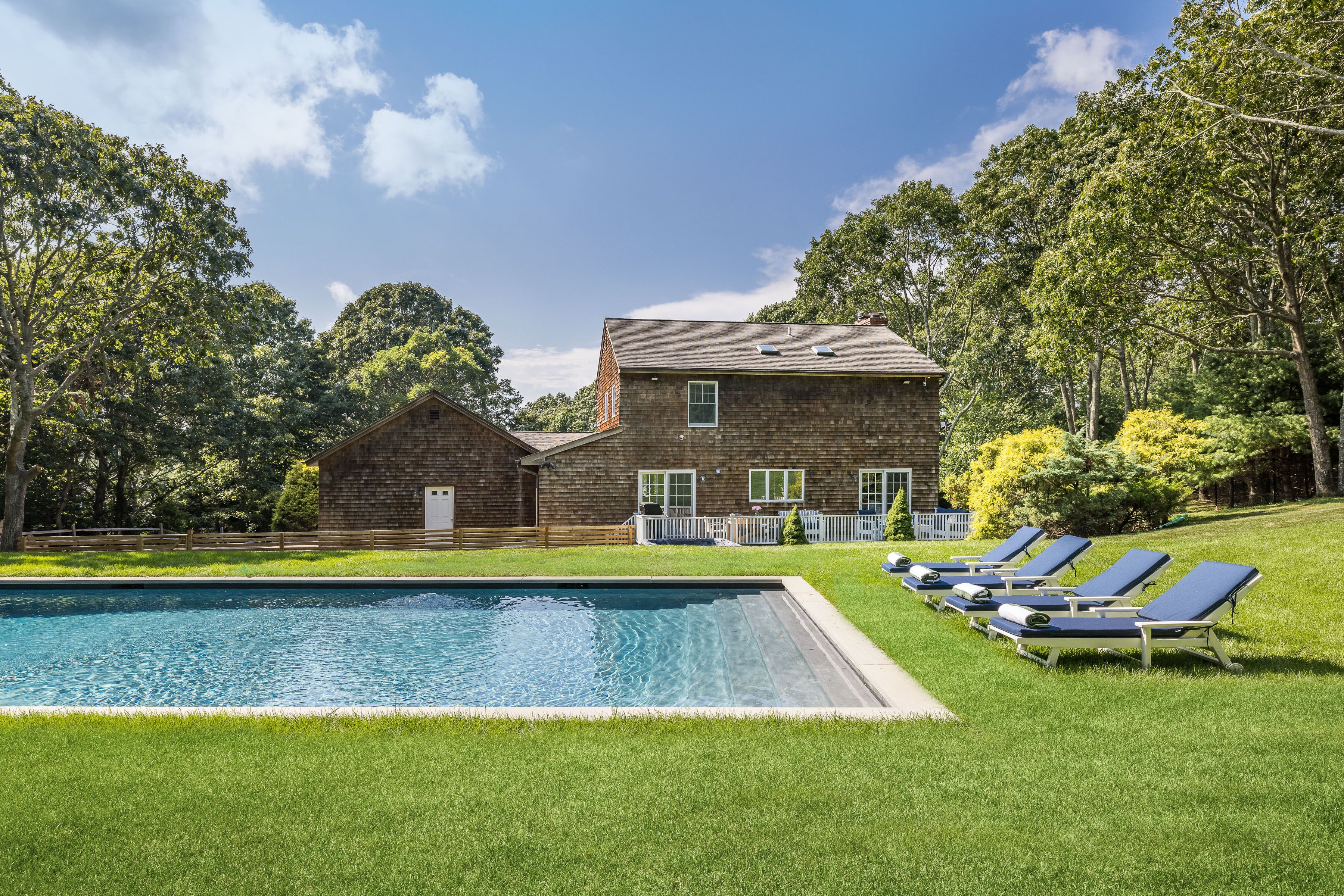 Sag Harbor Village Pool Hot Tub on Manicured Acre