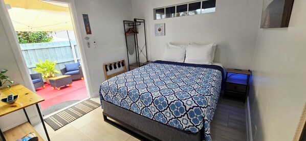 1 bedroom, in-room safe, iron/ironing board, free WiFi