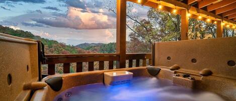 Tina de hidromasaje al aire libre