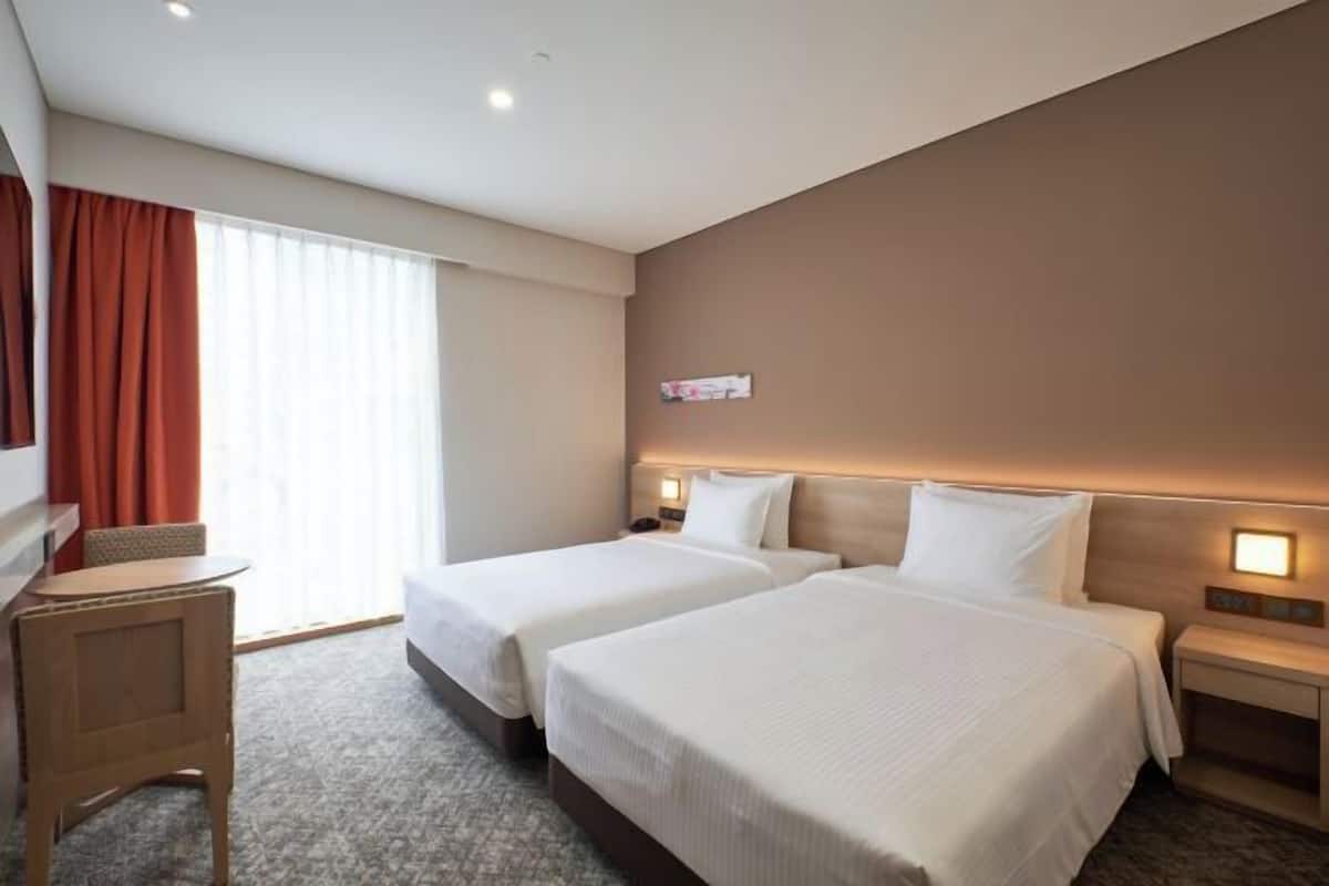 In-room safe, blackout curtains, soundproofing, iron/ironing board
