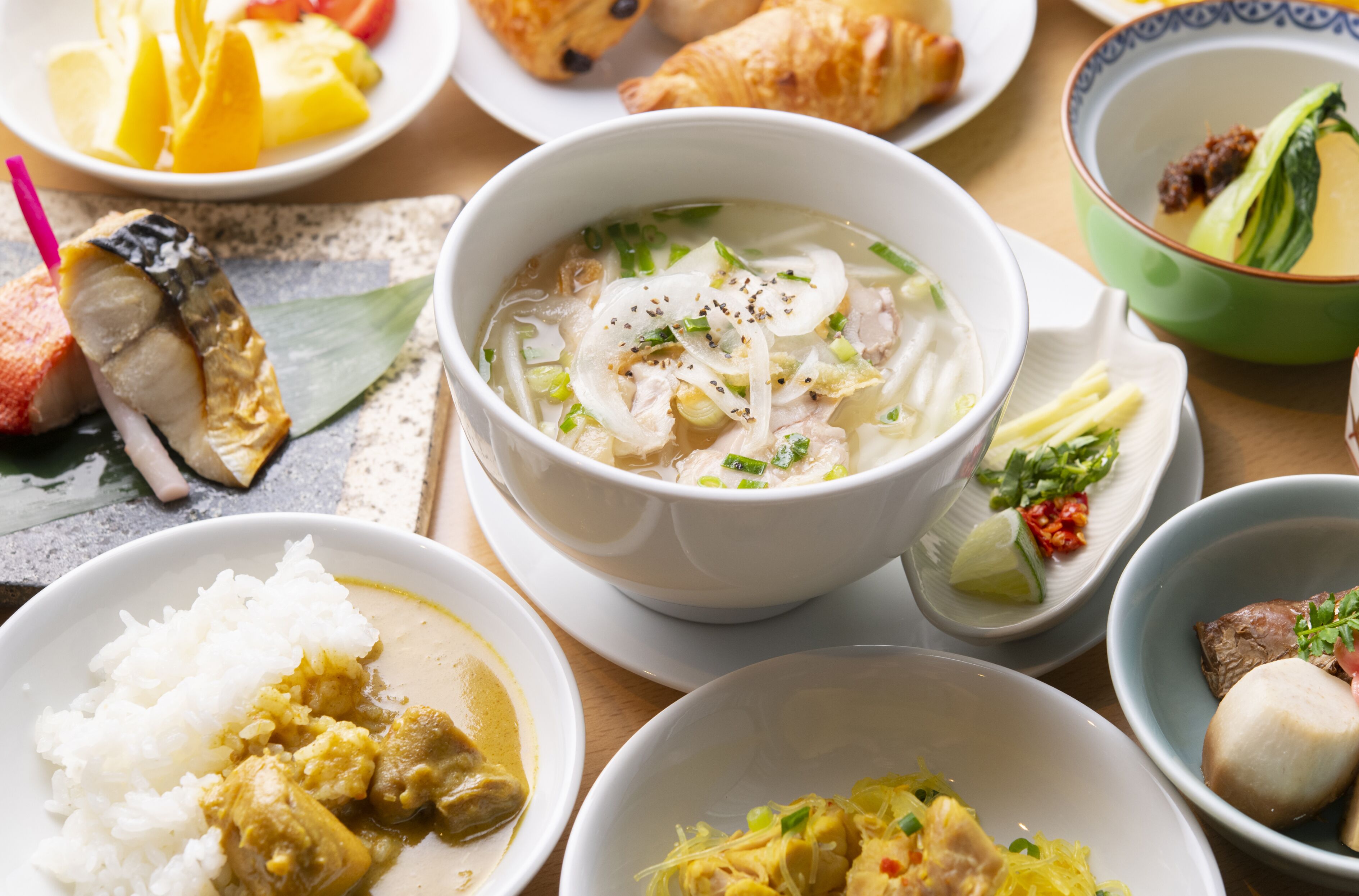 吃到飽自助式早餐