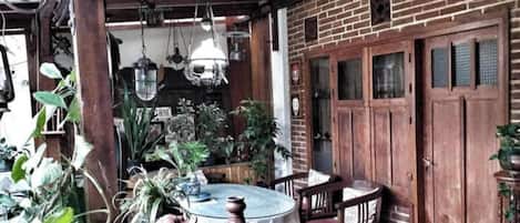 Chambre, 1 chambre, fumeur, terrasse | Salle Ă manger