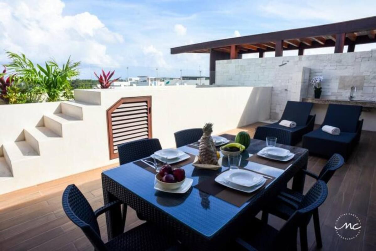 Departamento, 2 habitaciones, alberca privada | Exterior