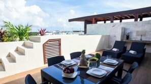 Departamento, 2 habitaciones, alberca privada | Exterior