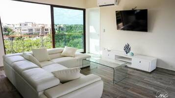 Apartment, 2 Bedrooms, Private Pool | Lounge