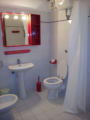 公寓, 1 间卧室, 花园景观 | 浴室