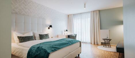 Roupas de cama antialérgicas, cofres nos quartos