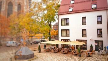 Fassade der Unterkunft