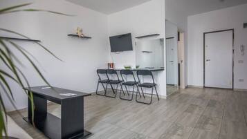 Studio, 1 Queen Bed with Sofa bed