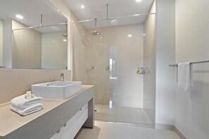 Shower, hair dryer