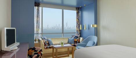 Free minibar, in-room safe, desk, laptop workspace