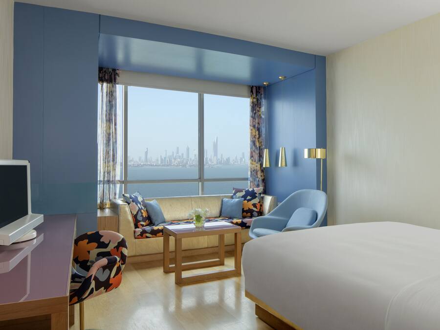 Free minibar, in-room safe, desk, laptop workspace