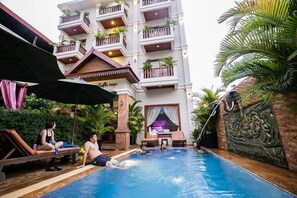 Front of property - Angkor Leap Hotel (Siem Reap)