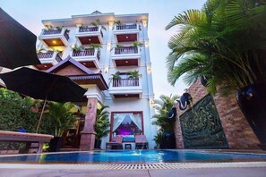 Front of property - Angkor Leap Hotel (Siem Reap)