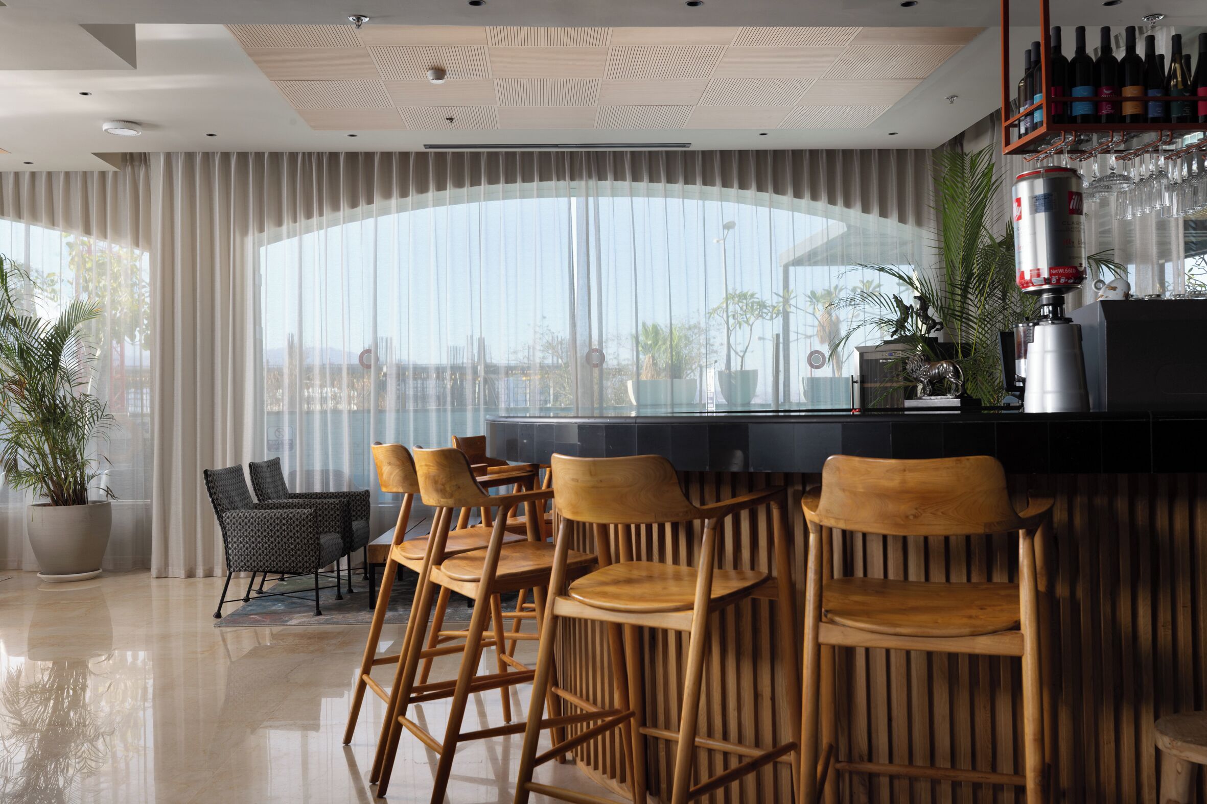 Sala de estar en el lobby