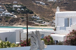 View from property - Luxury Sea View Apartment w shared pool (Mykonos)