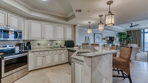 Fridge, microwave, oven, stovetop - New to the Rental Market, New Owner, Lazy river and Slide! (Orange Beach)