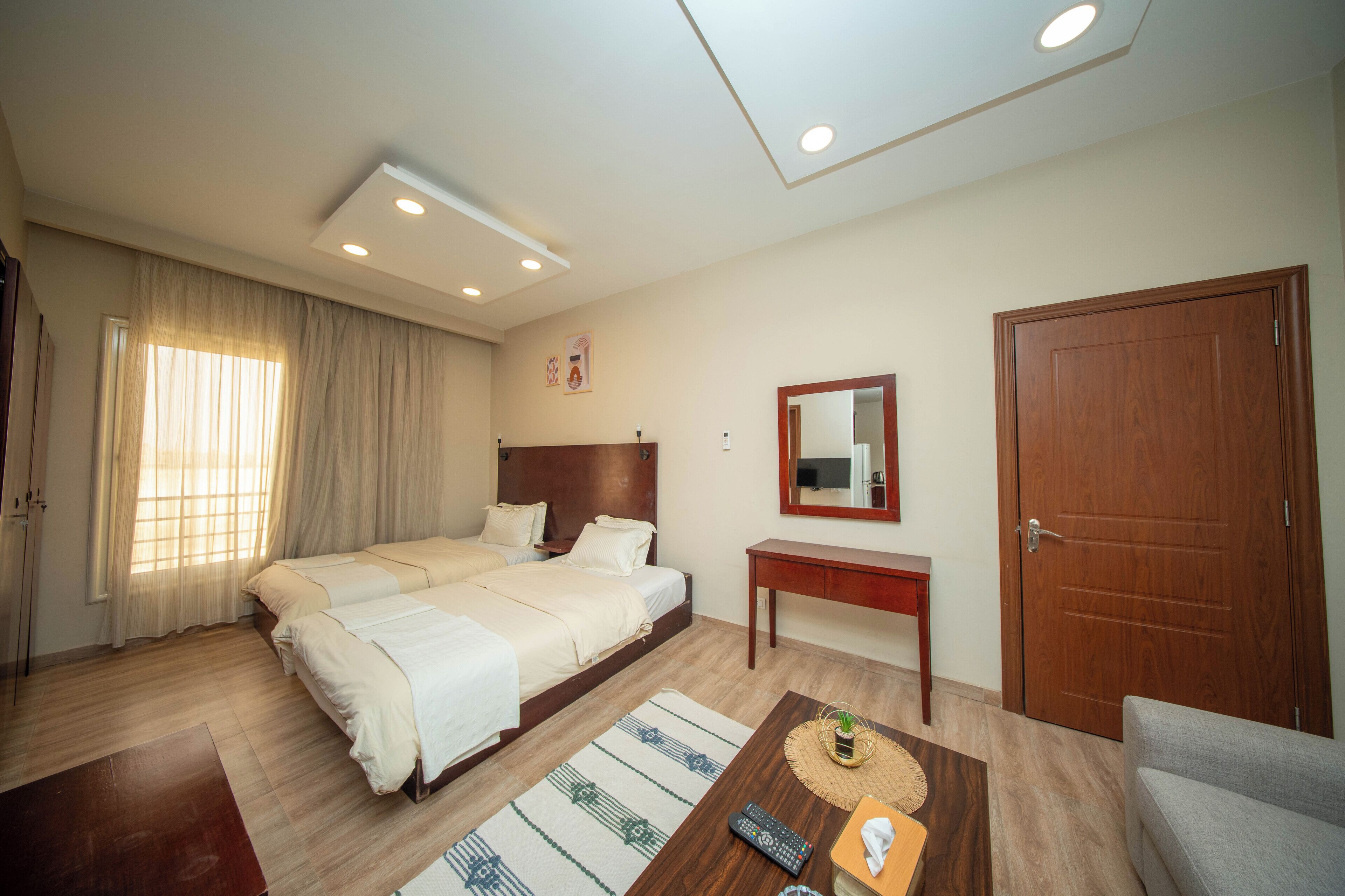 Family Apartment | In-room safe, blackout drapes, iron/ironing board, free WiFi