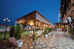 Voorkant van accommodatie