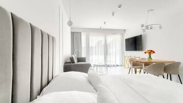 Estudio Deluxe | 1 habitación, wifi gratis y ropa de cama