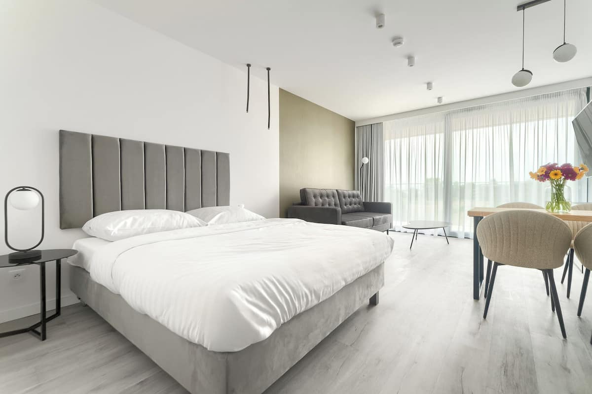 Studio Deluxe | 1 phòng ngủ, truy cập Internet không dây miễn phí, bộ trải giường
