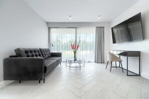 Leilighet – deluxe | Wi-fi (inkludert) og sengetøy