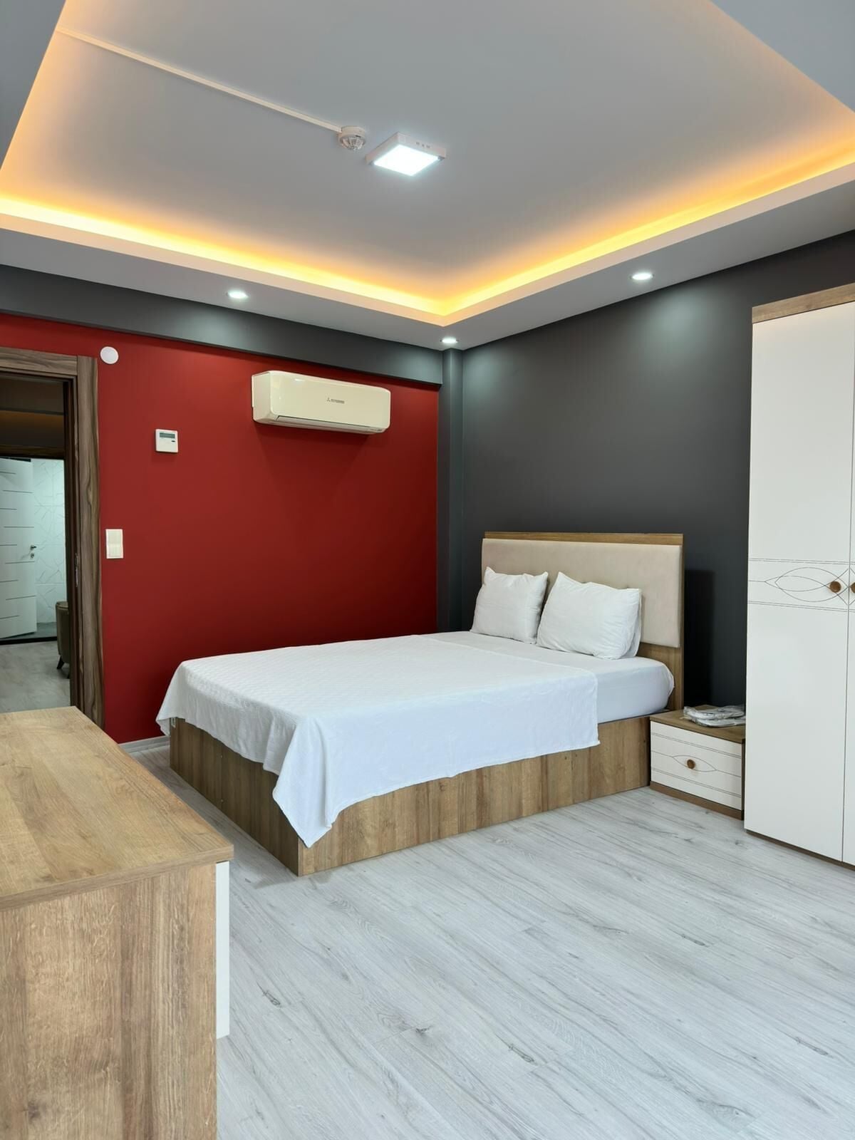 家庭公寓, 1 间卧室, 城市景观 | 1 多间卧室、高档床上用品、羽绒被、Select Comfort 床