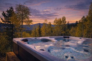 Bain à remous extérieur