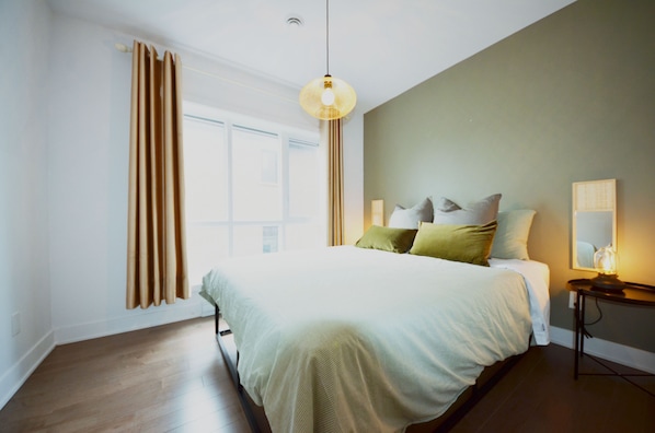 1 chambre, fer et planche à repasser, Wi-Fi, literie fournie