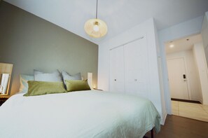 1 soverom, strykejern/-brett, wi-fi og sengetøy