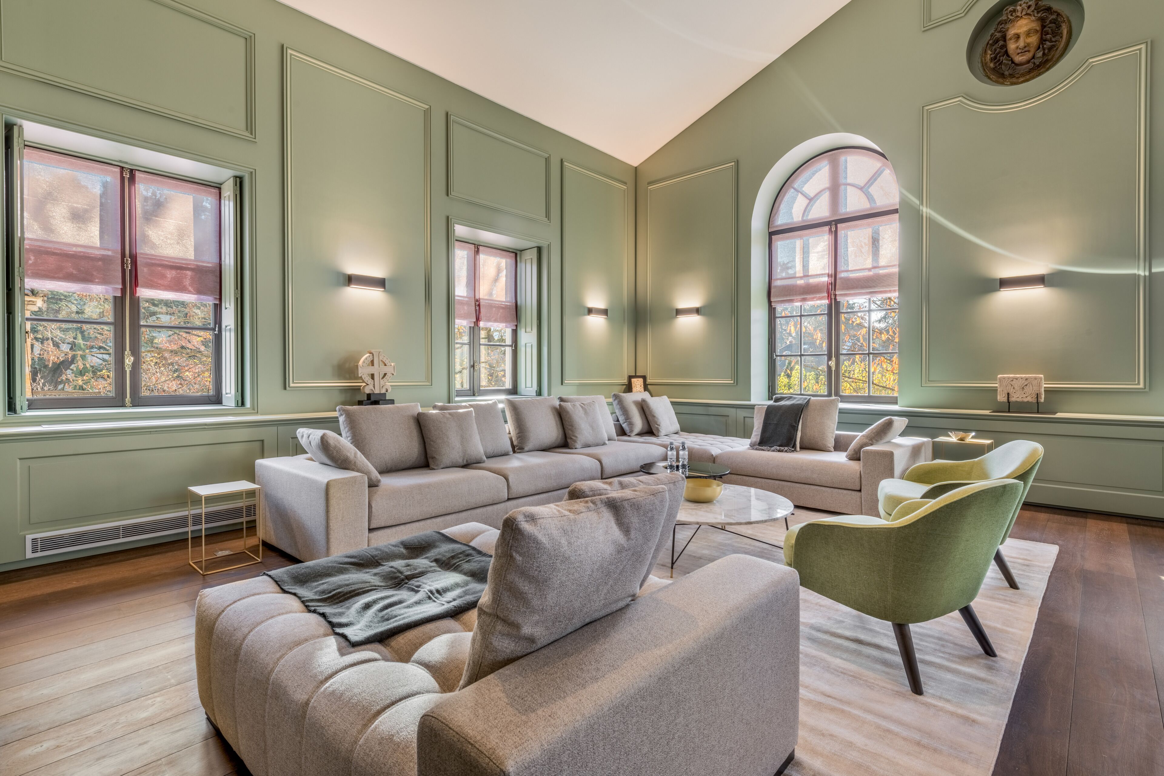 Luxe penthouse | Lakens van Egyptisch katoen, luxe beddengoed, donsdekens