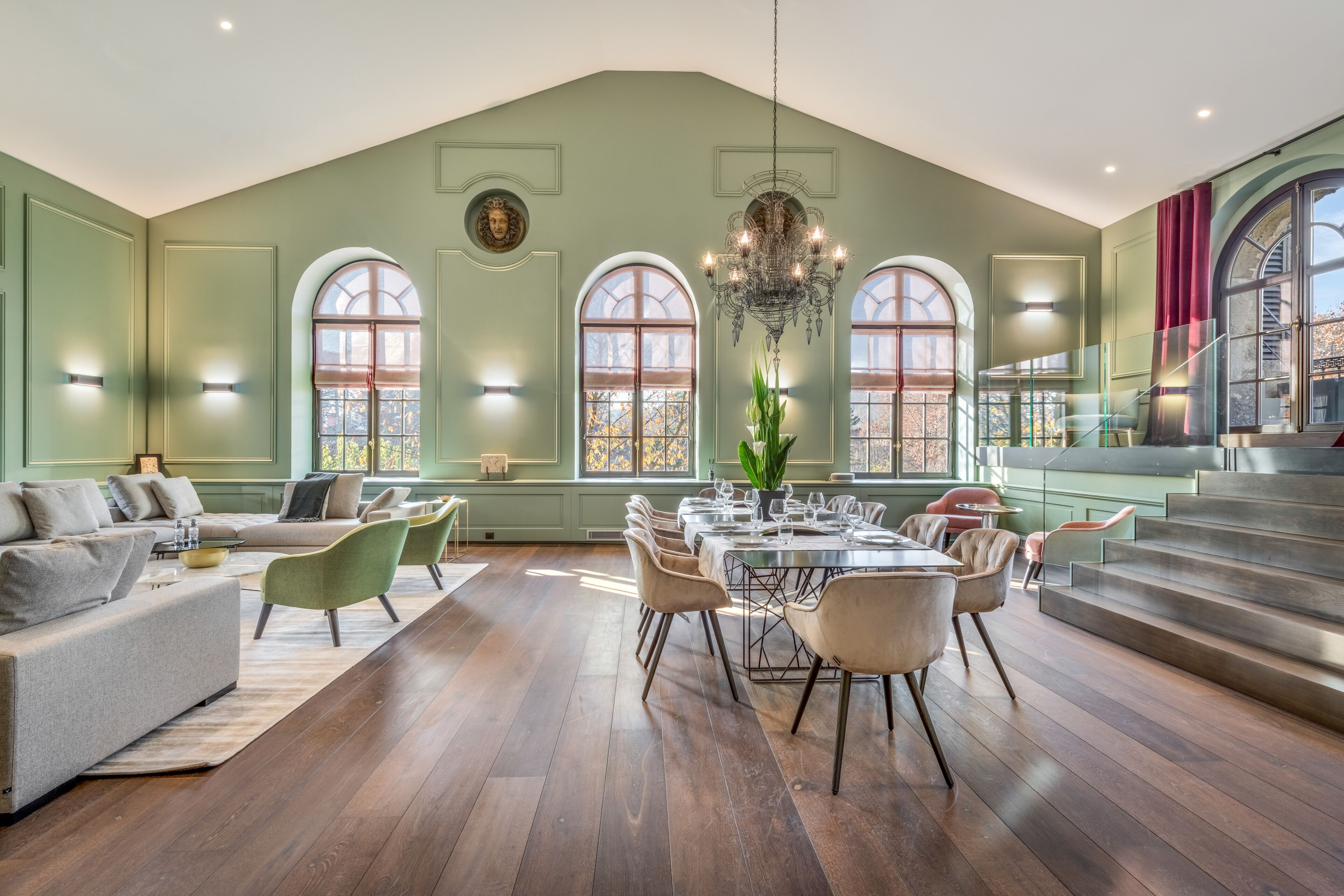 The Loft 150 m² River View | Living area | 115-cm LCD TV with digital channels, TV