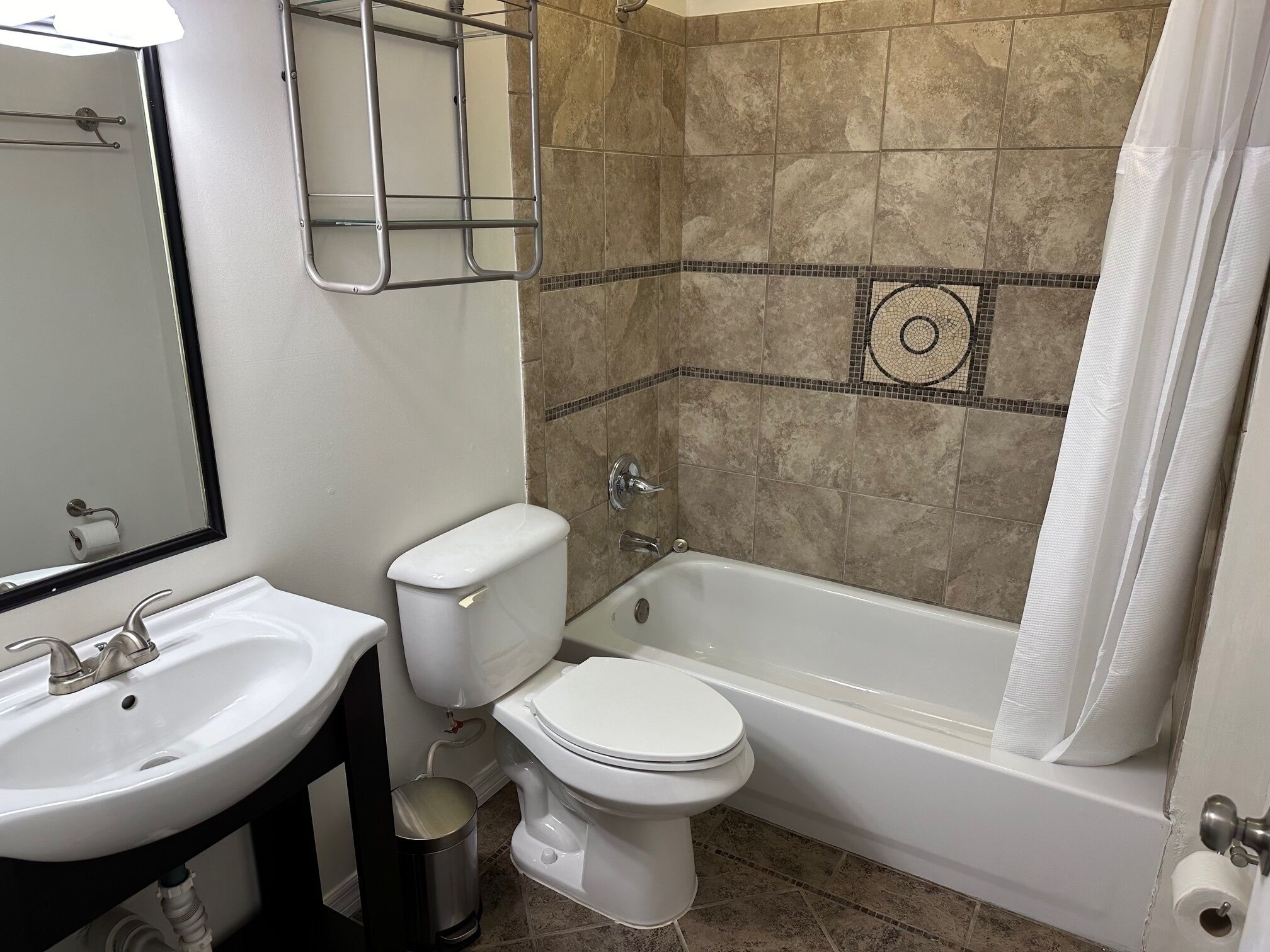 room #4, upstairs 1 king bed, private balcony | bathroom | free toiletries, hair dryer, towels, soap