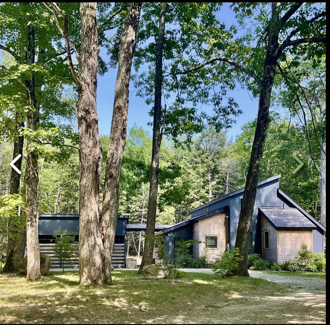 Beautiful, peaceful modern home in a wooded area with lake access