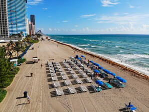Accommodatie ligt op het strand