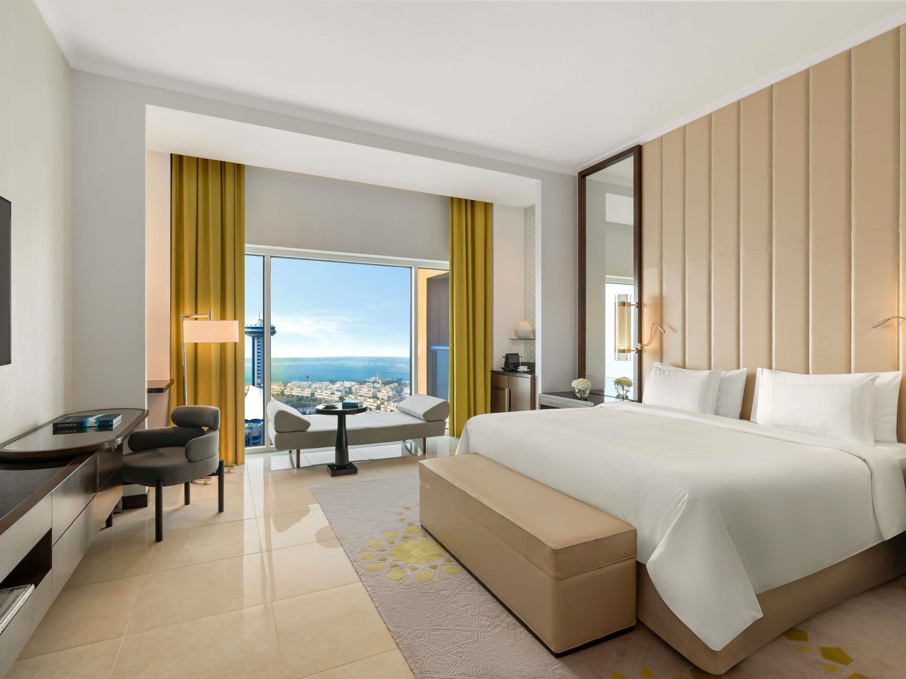 Premium bedding, minibar, in-room safe, desk