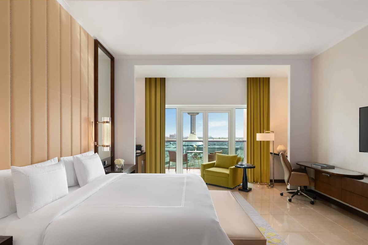 Premium Room, Balcony (Corniche view) | Premium bedding, minibar, in-room safe, individually furnished