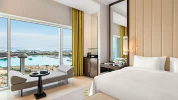 Perhehuone, 2 makuuhuonetta | Ylelliset vuodevaatteet, minibaari, tallelokero huoneessa