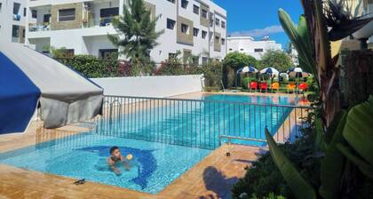 Pleasant apartment in a quiet secure residence for families only