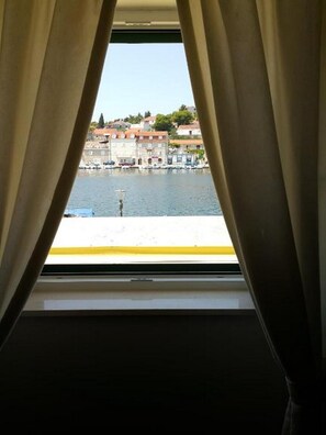 Comfort Double Room, Sea View | View from room - Villa Slika (Milna)