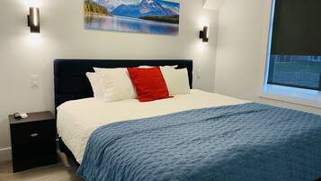 Condo phong cách lãng mạn | 1 phòng ngủ, bộ trải giường bằng vải cotton Ai Cập