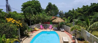 Charming bungalow TI SOLEY with swimming pool near Malendure awaits you 🌴☀️🌴