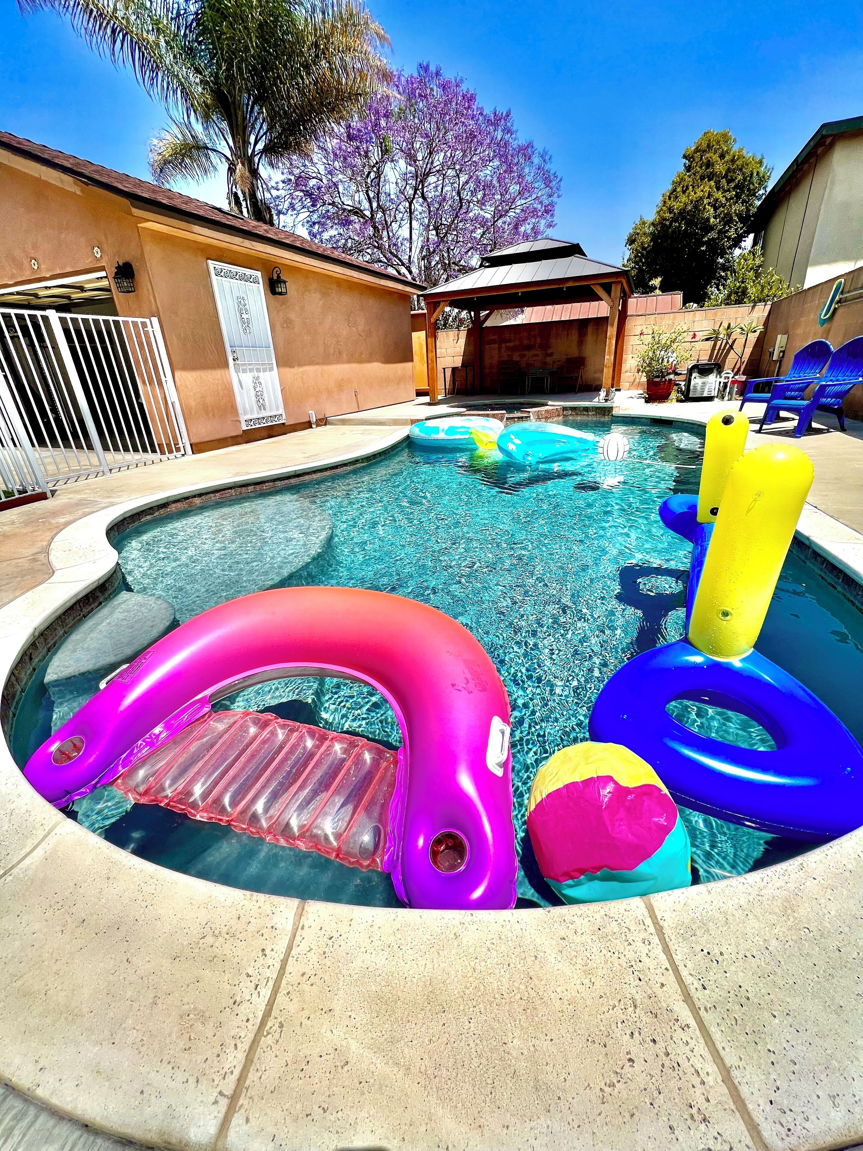 Pool house in Orange County, CA